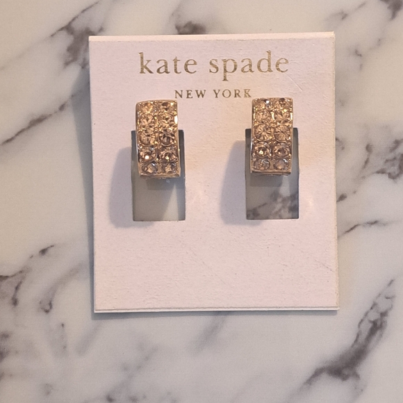 kate spade Jewelry - Kate Spade Gold Crystal Earrings